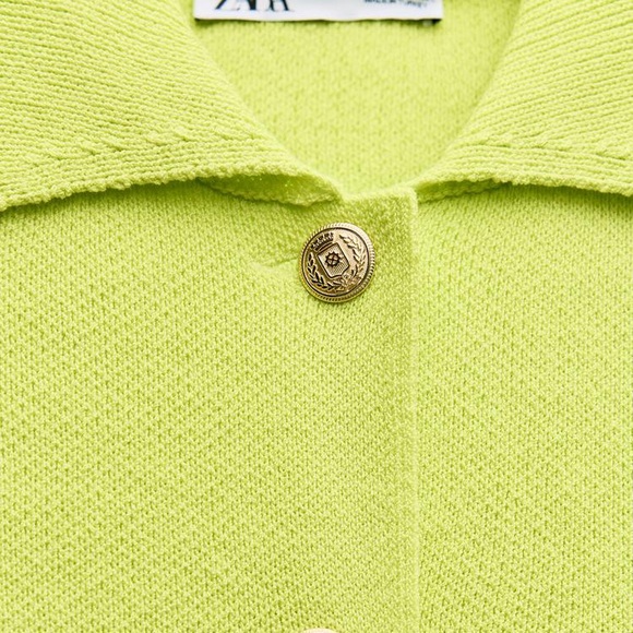 ZARA BLOGGERS’ FAVORITE BASIC SHORT SLEEVE KNIT CARDIGAN - Picture 12 of 15